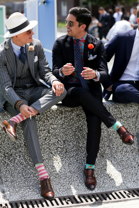 [Handmade in Tokyo]Japanese premium silk rose Pin Lapel BLUE COLLECTION